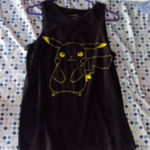Black Pokemon Pikachu Tank Top